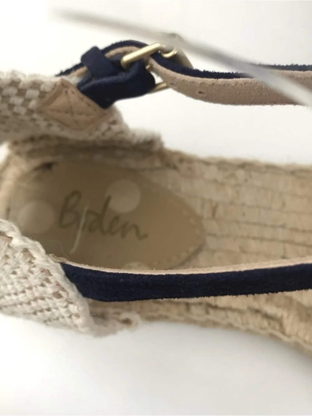Boden Peggy Espadrilles, Navy, 5.5
